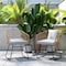 Flash Furniture Natural Rattan Rope Chairs & Lt Gray Cushions, PK 2 TW-VN015-15-NAT-LGY-GG - alternate 1